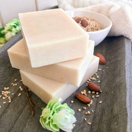Almond and Oatmeal - Handmade Oatmeal Soap (3)