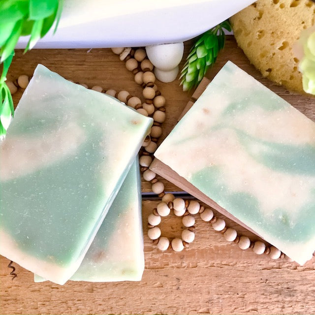 Charleston Sweetgrass - Handmade Oatmeal Soap (3)